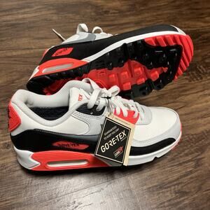 Nike Air Max 90 GTX Gore-Tex Summit Infrared White Grey FD5810 Mens 7.5 Women 9